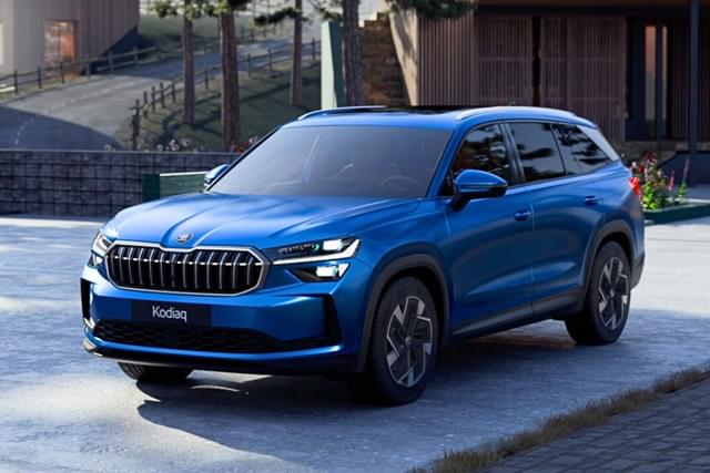 Skoda Kodiaq Race Blue Color Image